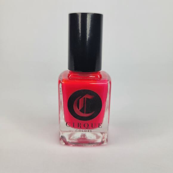 Cirque Nail Polish "Nympho" NEW Bright Pink Neon Jelly Creme - Picture 3 of 6